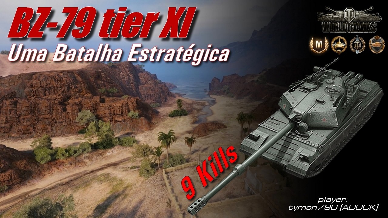 BZ 79 - Uma Batalha Estratégica Com 9 Kills 🔥 World of Tanks
