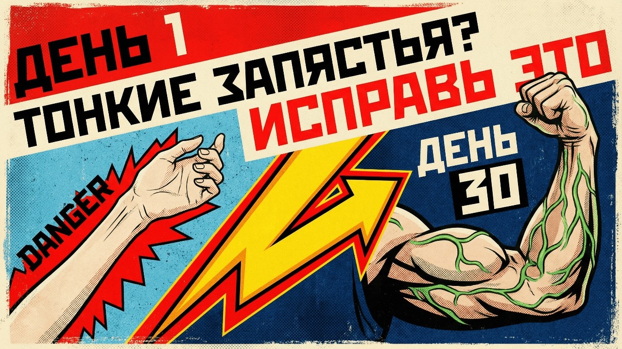 ЕСЛИ У ТЕБЯ ТОНКИЕ ЗАПЯСТЬЯ — СДЕЛАЙ ЭТО 1 РАЗ В ДЕНЬ