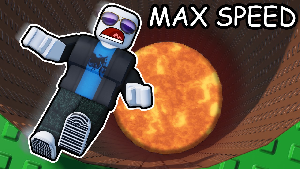 falling down the LONGEST HOLE in Roblox...