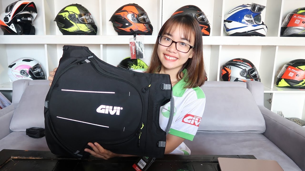 REVIEW BALO GIVI CHỐNG NƯỚC EA104B - GIVI EA104B EASY RANGE BACKPACK