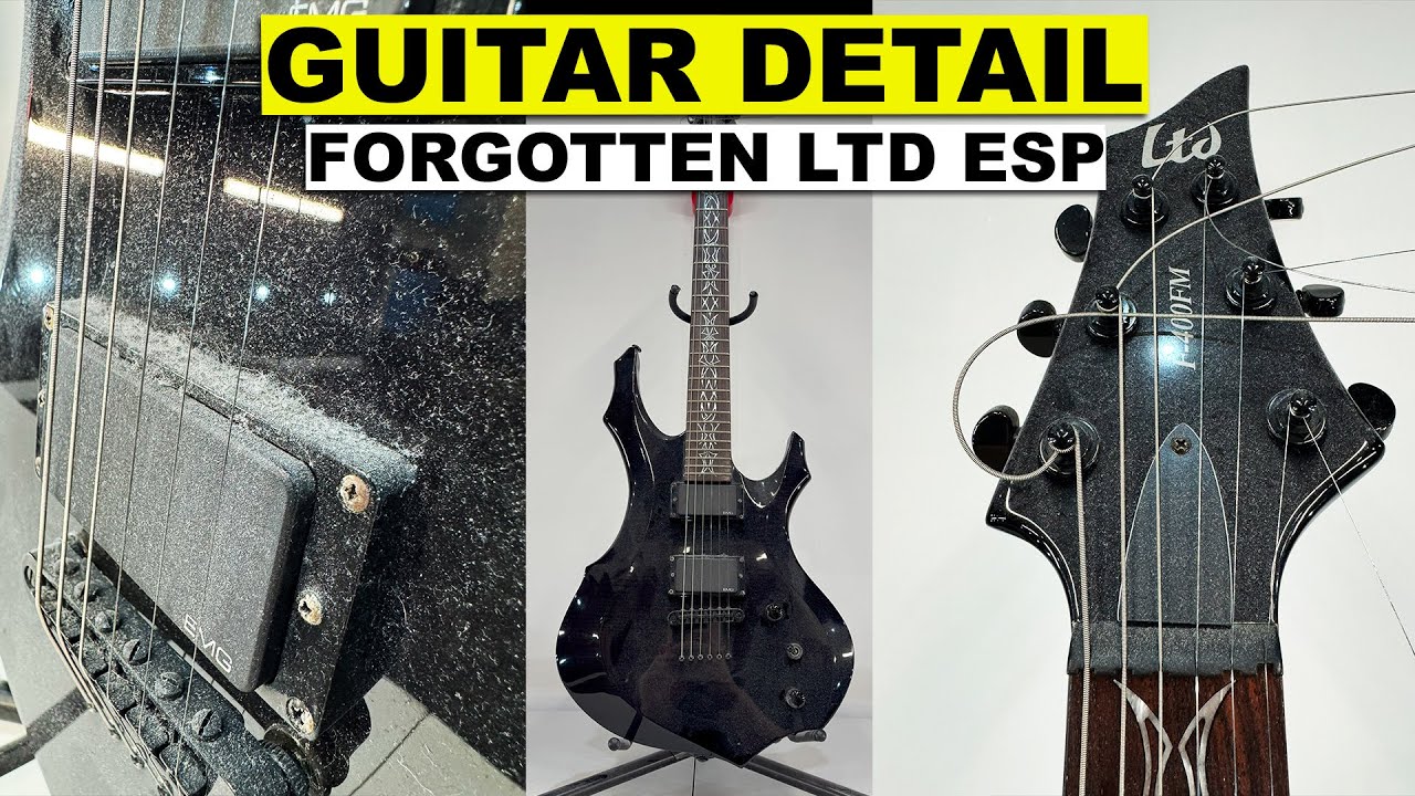 FORGOTTEN Guitar Detailed - Polish & Restored LTD ESP F400fm Satisfying Cleaning