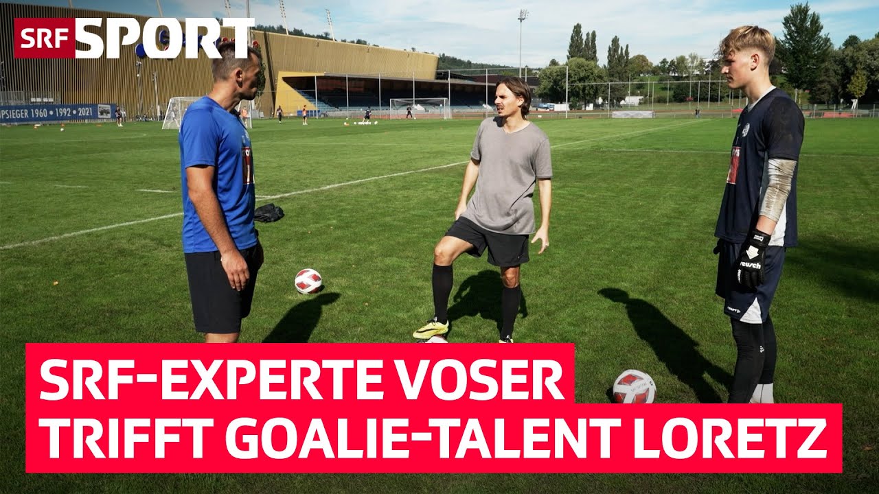 Kay Voser zu Besuch im FCL-Goalie-Training bei Pascal Loretz | SRF Sport