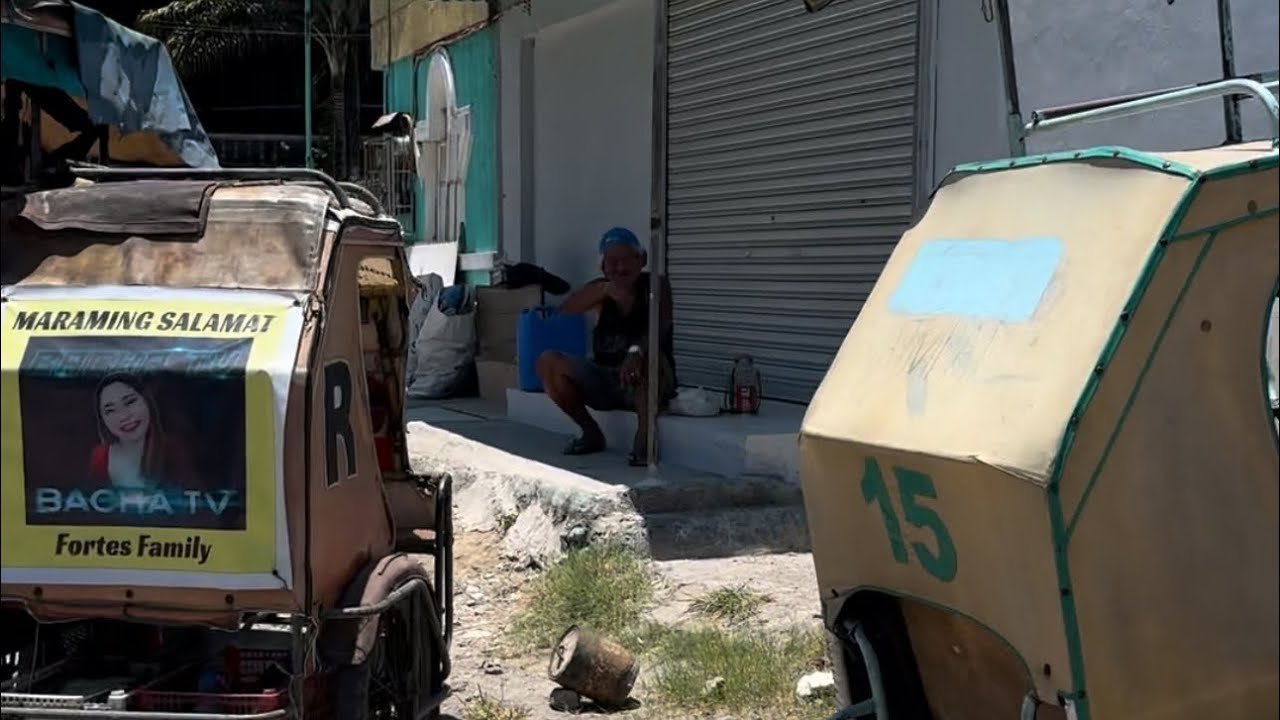 tatay pedicab kumakain sa LAPAG! naabutan namin