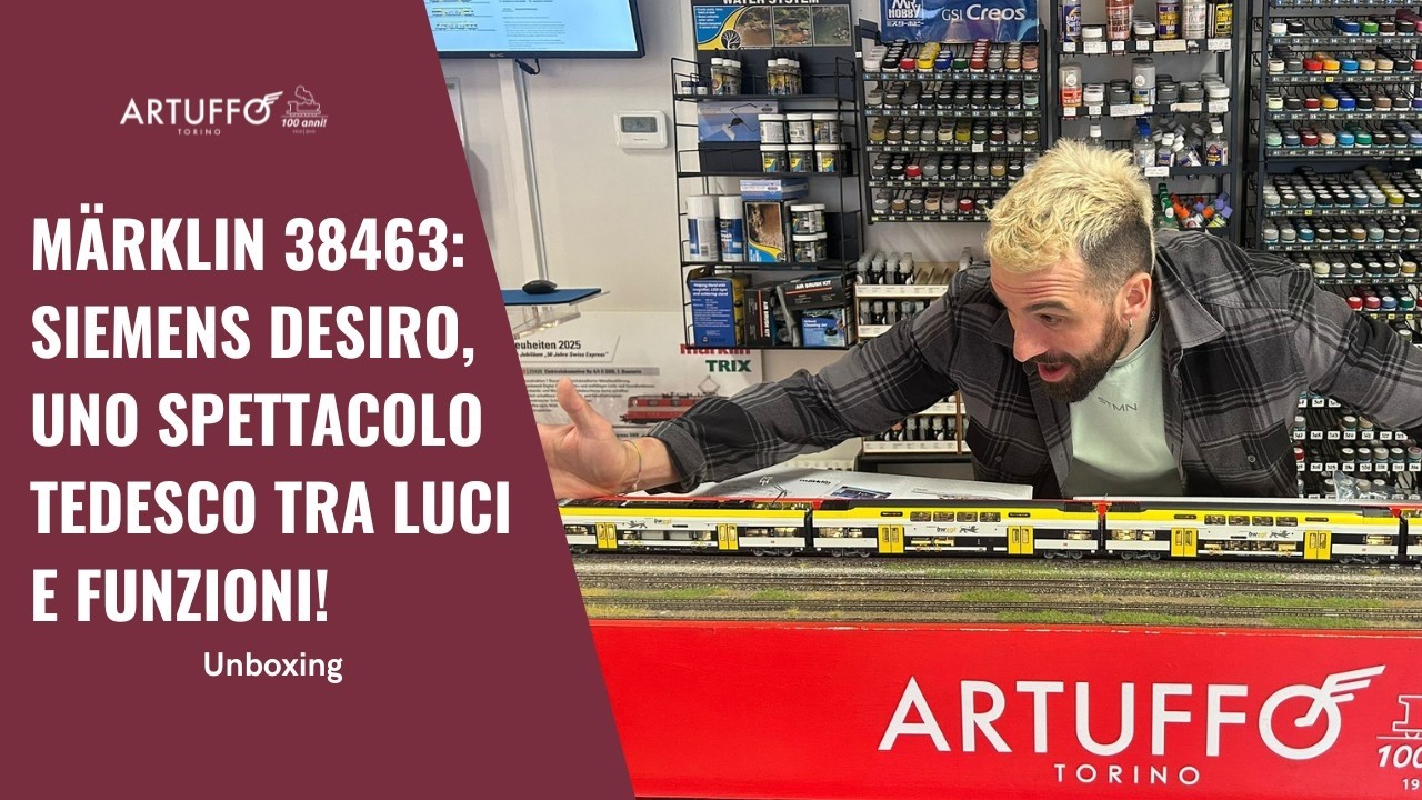 Unboxing Artuffo - Märklin 39463, Siemens Desiro HC: puro spettacolo tedesco!