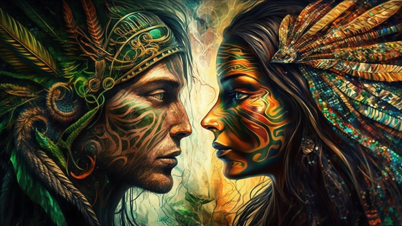Goa Trance MegaMix 2024(v3). Full Visual Trippy & Dance Meditation Video.