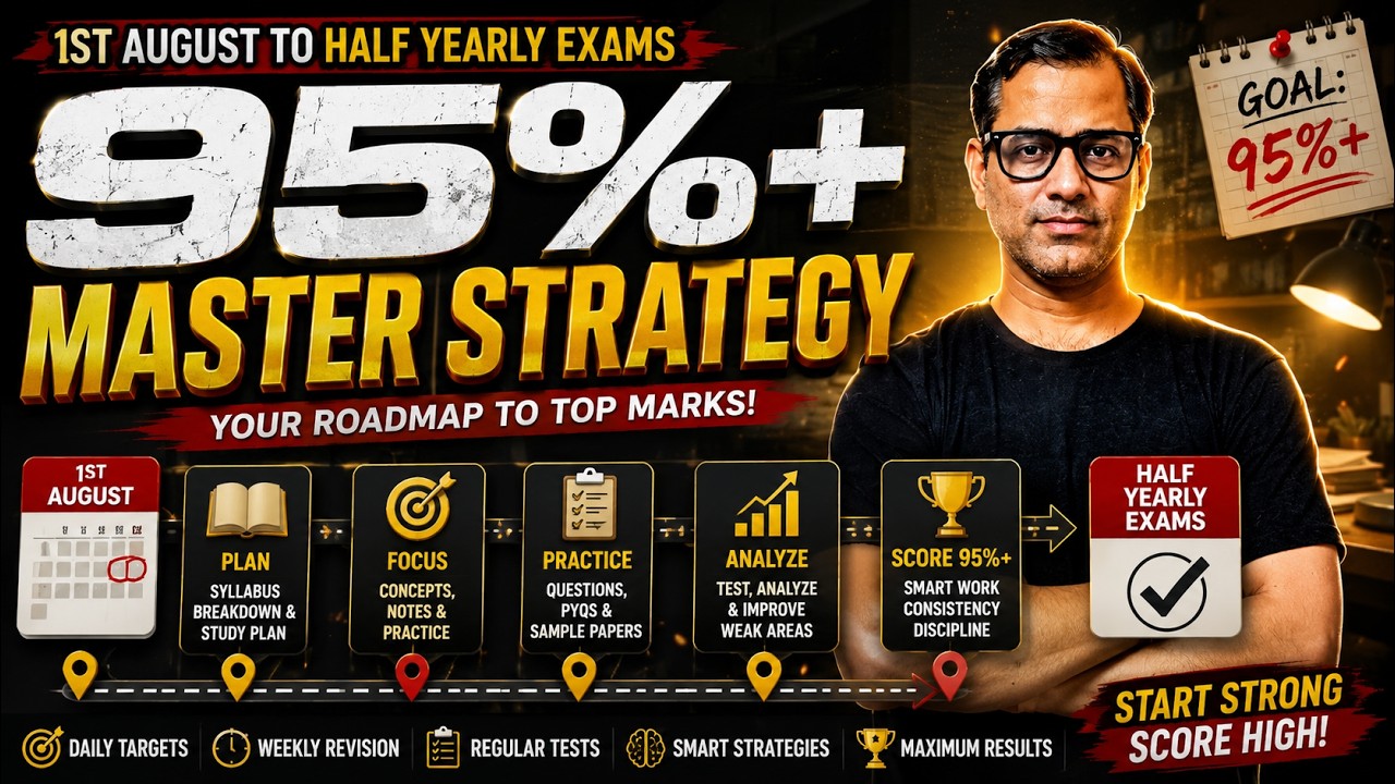 Half Yearly Exams Strategy to Score 95%🔥 | Class 9th/10th | Cover Syllabus Fast | STaR ICSE