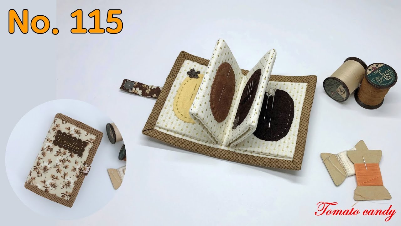퀼트 No.115 바늘집(Needle book), 바늘집, 바늘보관, How to make,  퀼트소품, 니들북