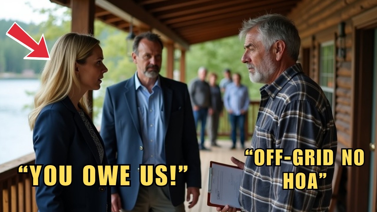 HOA Karen Sued Me for Living Off-Grid in My Lake Cabin — All Over “Unpaid Dues”!