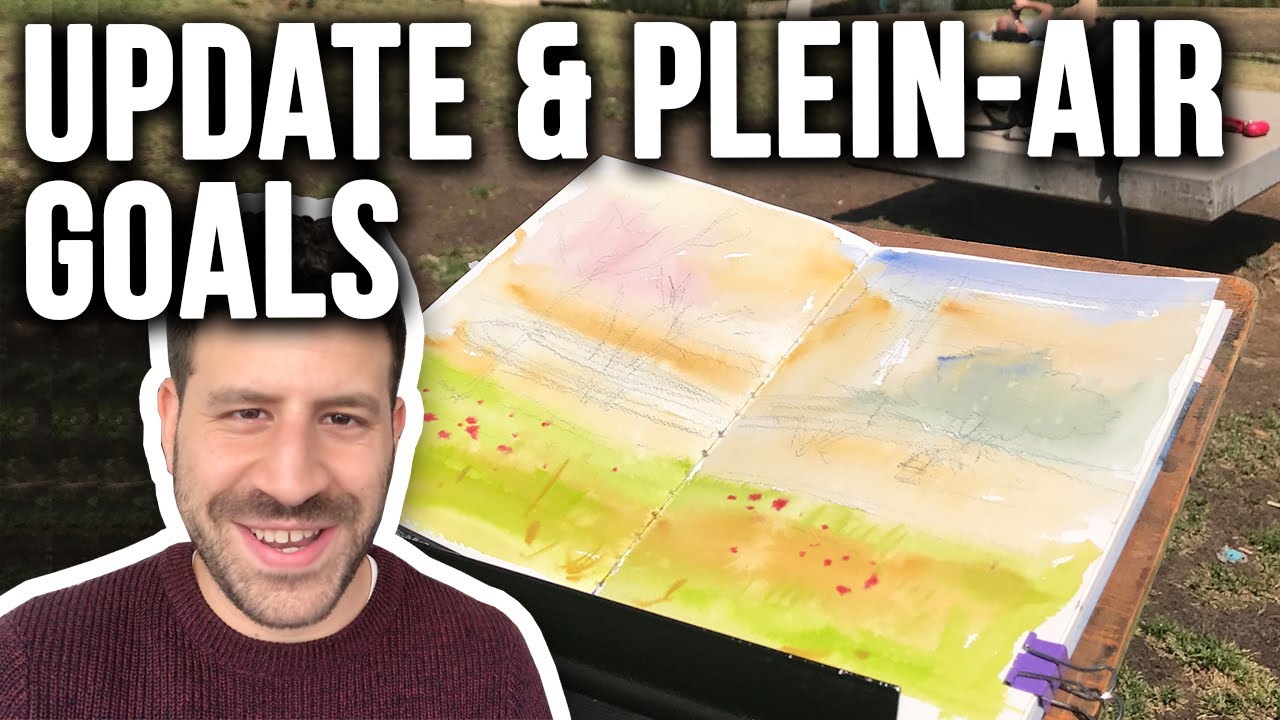 Quick Update & Plein-Air Sketchbook Tour 🎨