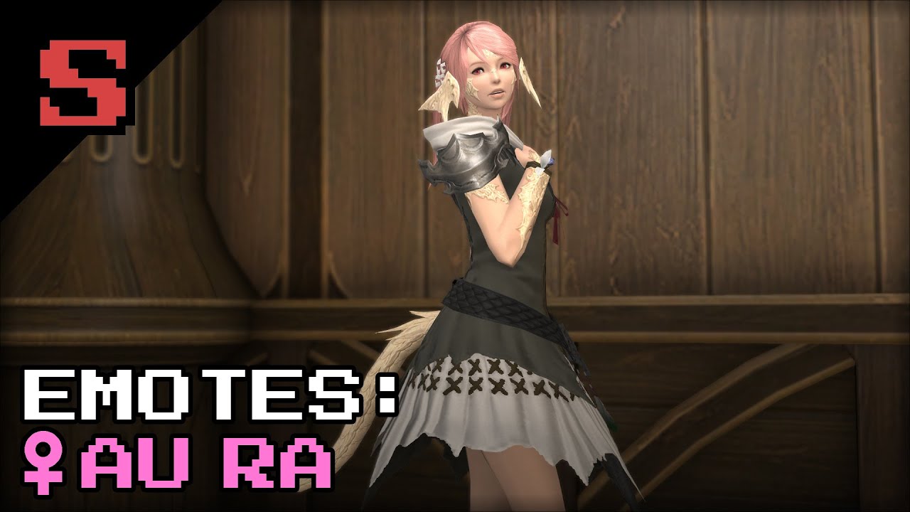 (FFXIV) Emotes: Female Au Ra