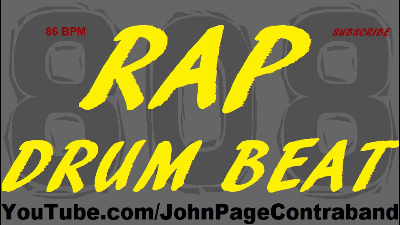 Rap Bass Drum Beat 808 86 bpm Backing Track