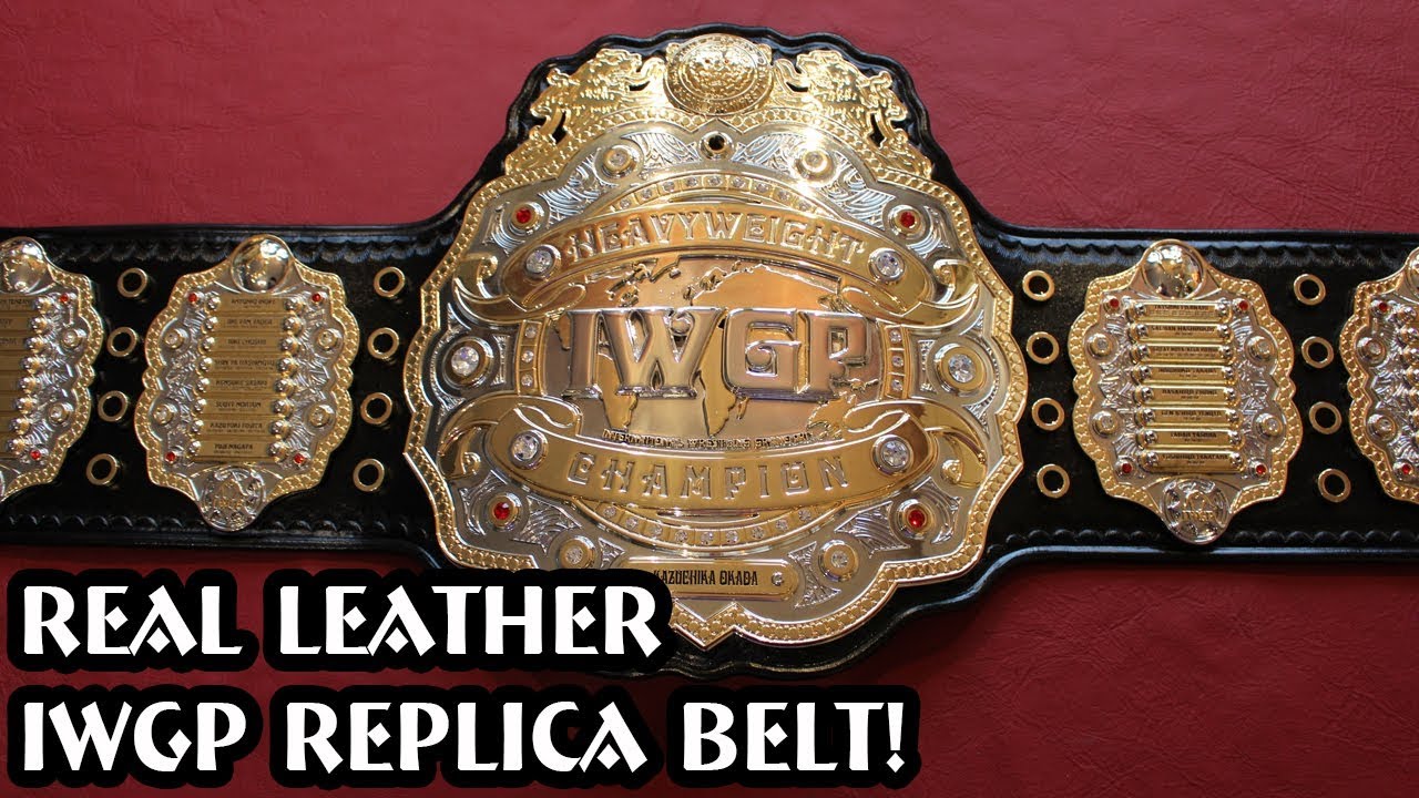 Real Leather New Japan IWGP Heavyweight Belt