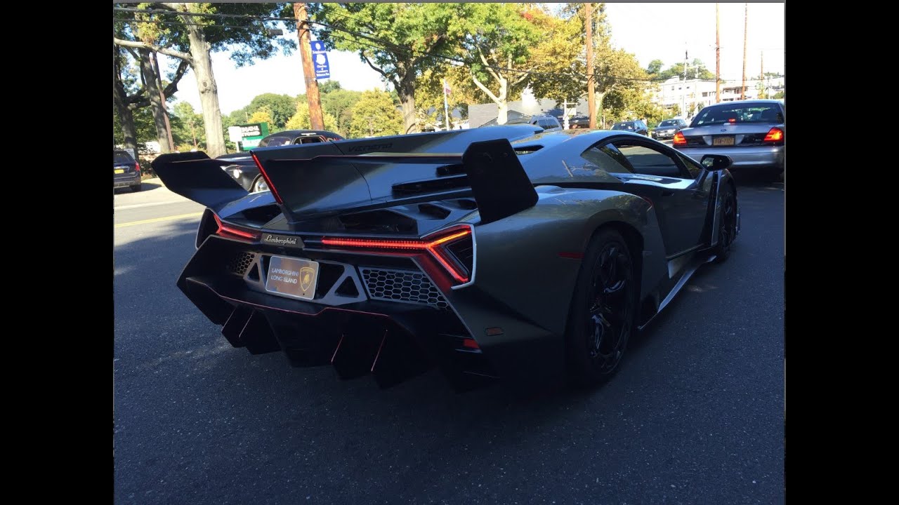 INSANE Lamborghini Veneno Driving - SOUND!