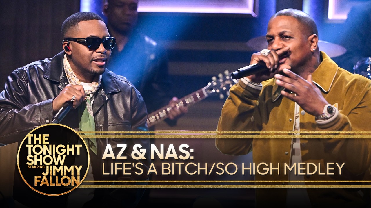AZ & NAS: Life's a Bitch/So High Medley | The Tonight Show Starring Jimmy Fallon
