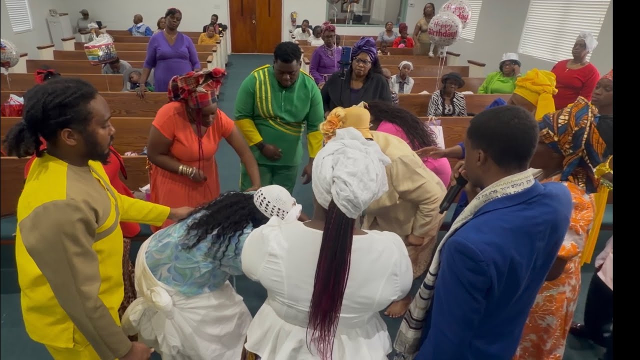 The Holy Ghost was Moving During Youth Sunday the Anointing was so High ￼