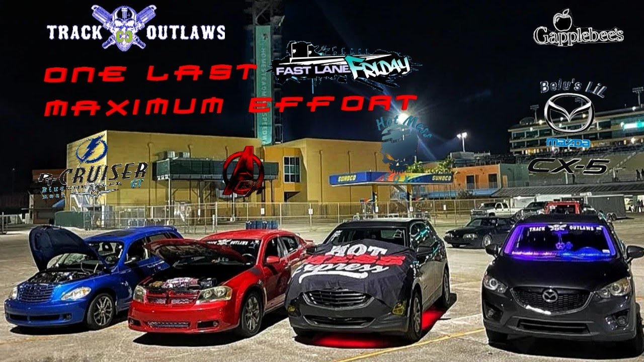 Drag Racing Dodge Avenger, PT Cruiser Turbo, Altima and more at Fastlane Friday