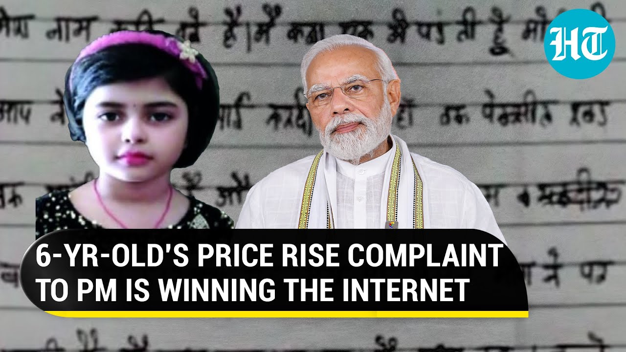 'Pencil, Maggi Costlier': Class 1 girl's letter to PM Modi goes viral I Watch