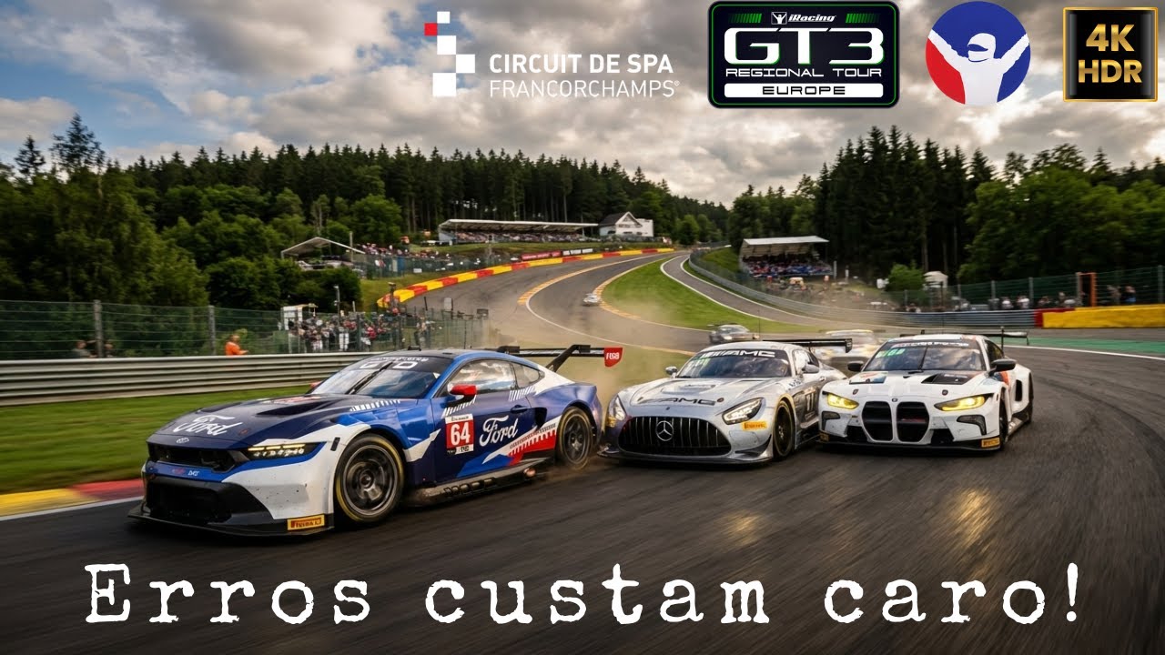 iRacing | iRacing GT3 Regional Tour - Europe | Ford Mustang GT3 @ Spa-Francorchamps | 4K HDR