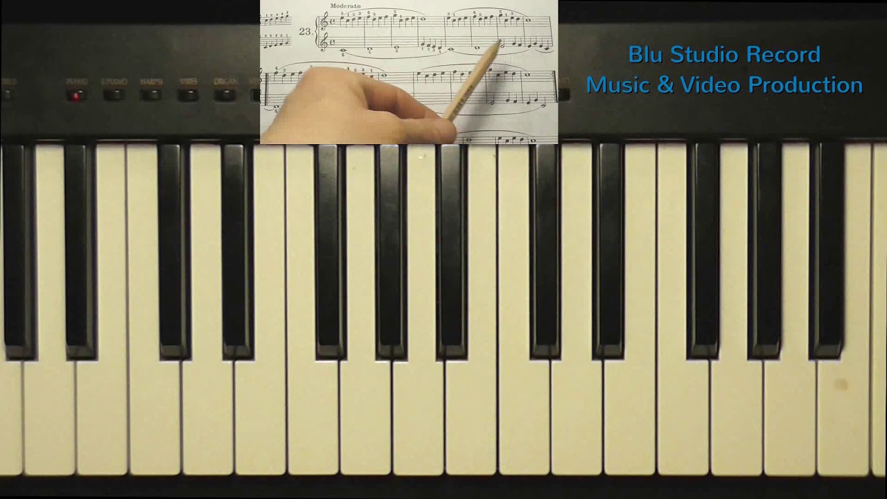 32 Lezioni di pianoforte   Beyer esercizio 23