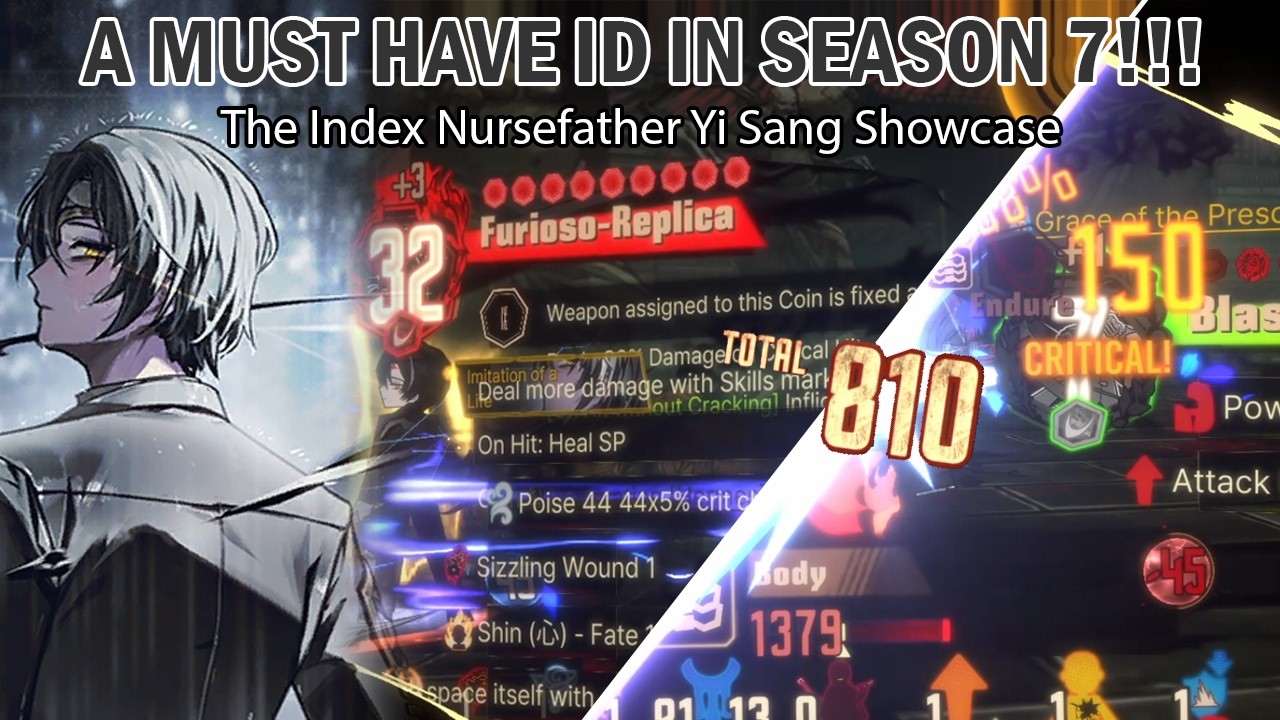 [Limbus Company] YOU MUST GET HIM!!! - The Index Nursefather Yi Sang Showcase