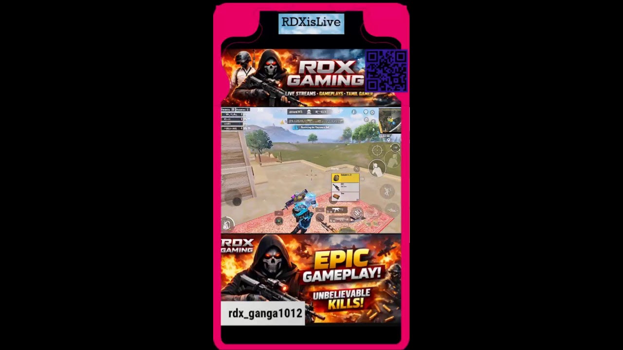 @RDXisLive  Live Stream II Promotion Match and Camping Squad With Fight 💪🏼💪🏼💪🏼💪🏼