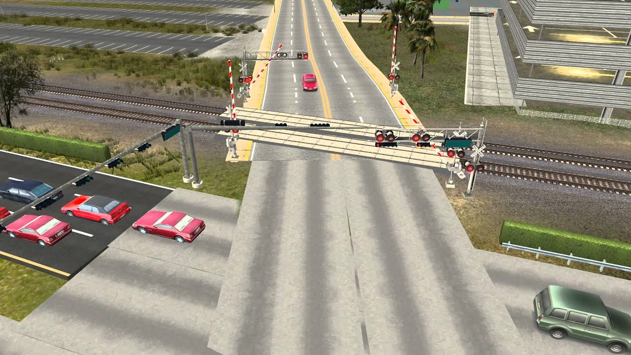 Trainz Simulator 12 - Configuring Railroad Crossings (FEC KWE)