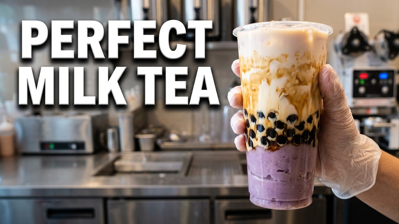 Relaxing Milk Tea ASMR | Perfect Background