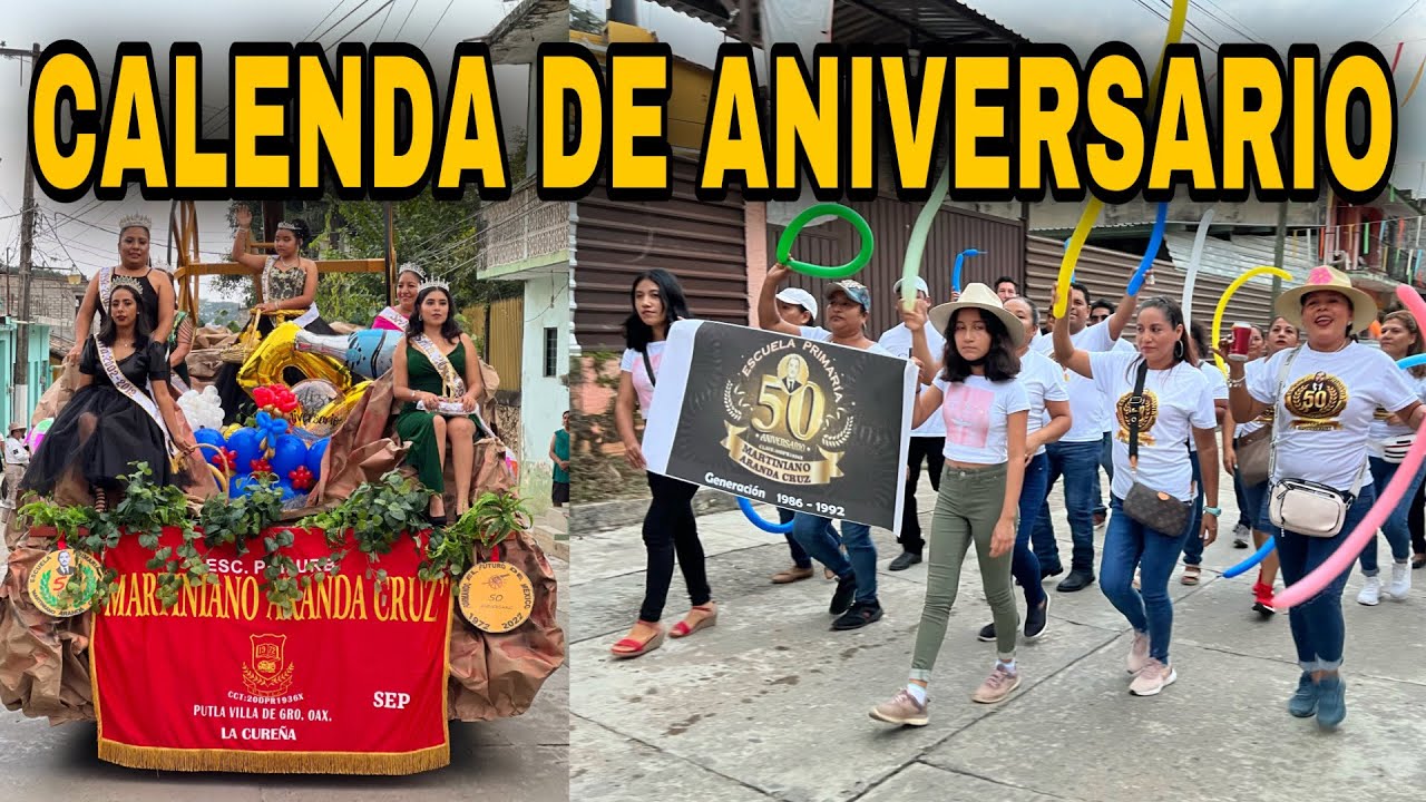 Calenda de 50 ANIVERSARIO / Escuela “Martiniano Aranda Cruz” / Putla Oaxaca