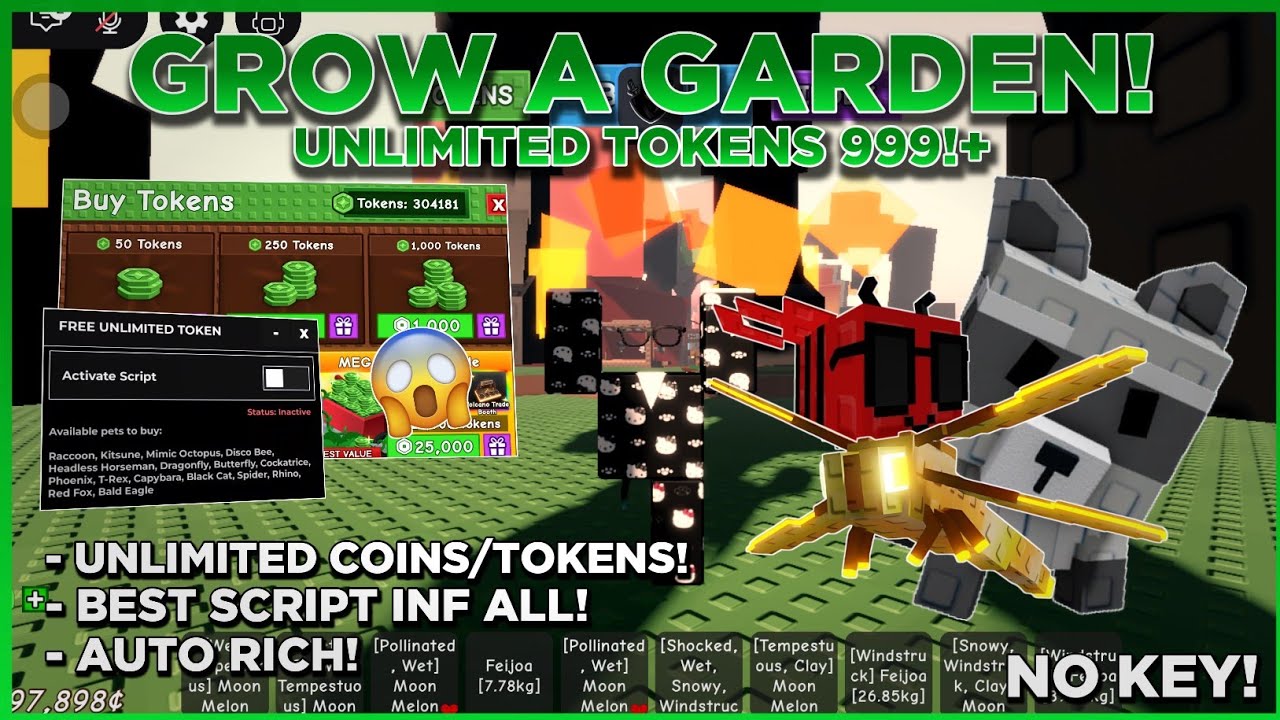 [NEW] Grow A Garden Script OP | *BEST SCRIPT!* FREE UNLIMITED (INF! TOKENS/CARROT COINS) - ROBLOX 🤑🔥