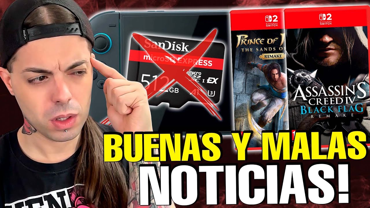 Se DESCUBREN muy BUENAS y MALAS NOTICIAS para Nintendo SWITCH 2!