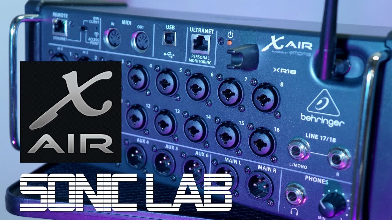 Behringer X-Air XR18 Desk - SonicLAB Review