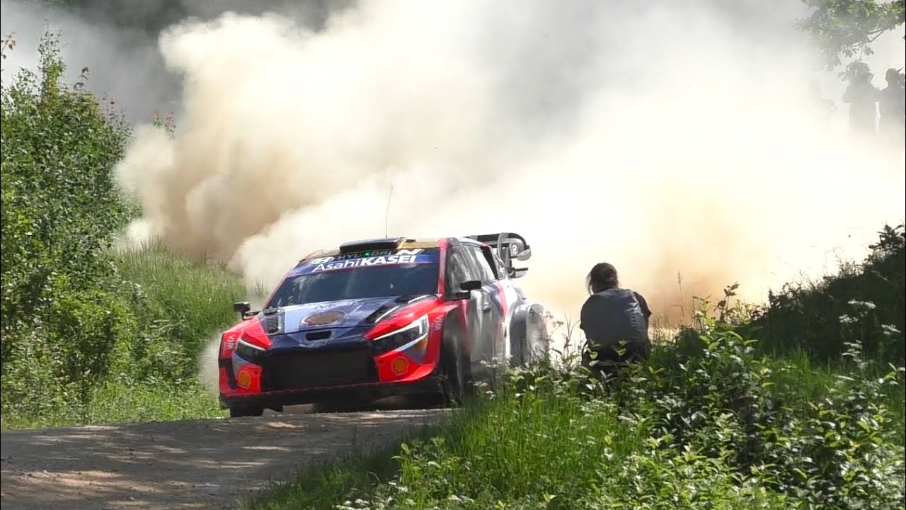 Ott Tänak Hyundai Rally1 Test day in South Estonia 13.06.2024
