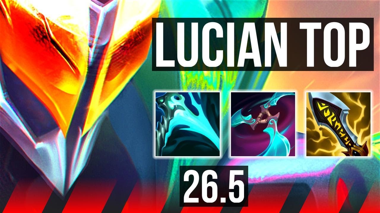 LUCIAN vs ZAAHEN (TOP) | Good KDA: 19/4/5, 49K damage | NA Master | 26.5