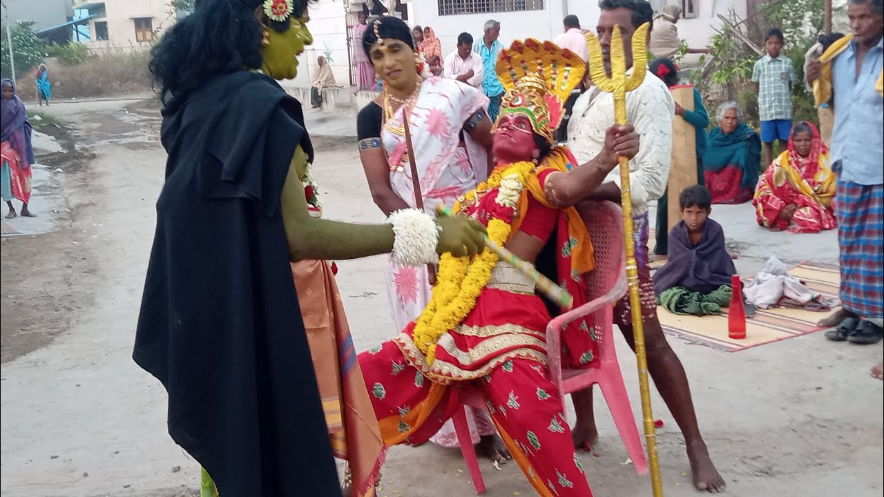 therukoothu Tamil மகாபாரதம் அரவான் களபலி தெருக்கூத்து.  ஸ்ரீ சிவ சக்தி நாடக சபா.