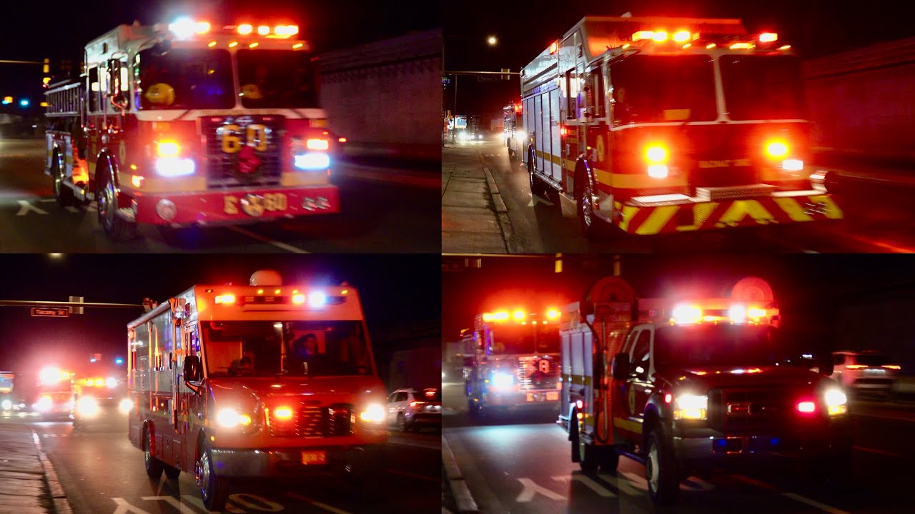 Philadelphia Fire Department HAZMAT Taskforce  Responding  