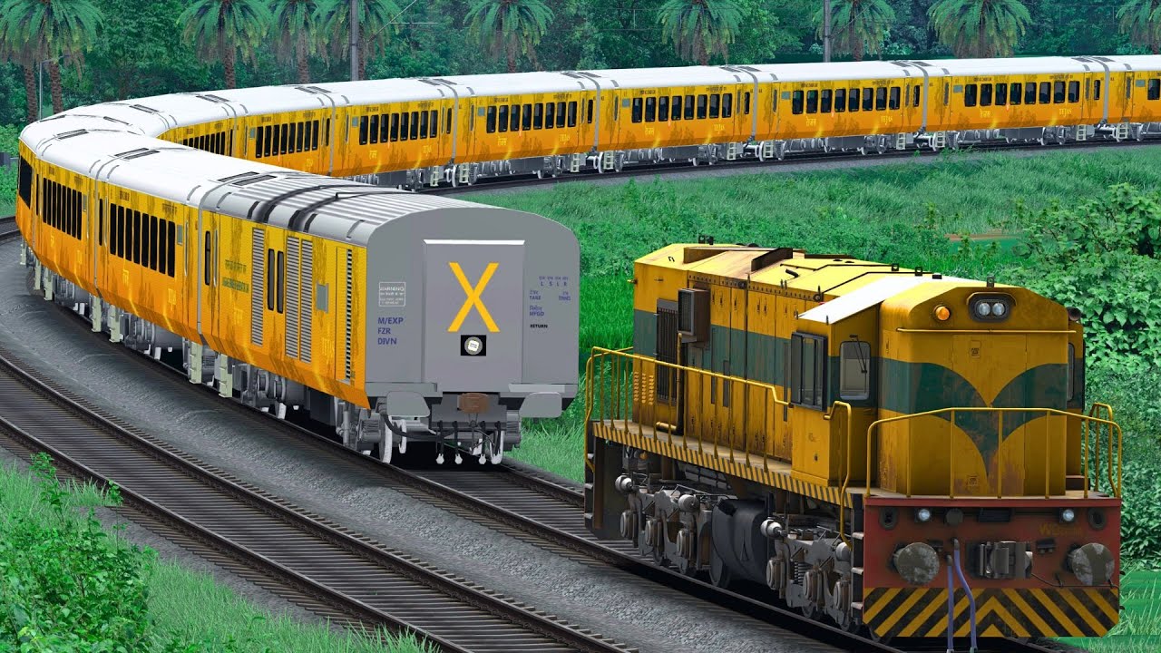 WDS6AD SHUNT TEJAS EXPRESS TRAIN | BUMPY RAILROAD | RAILWORKS | INDIAN TRAIN SIMULATOR GAMEPLAY