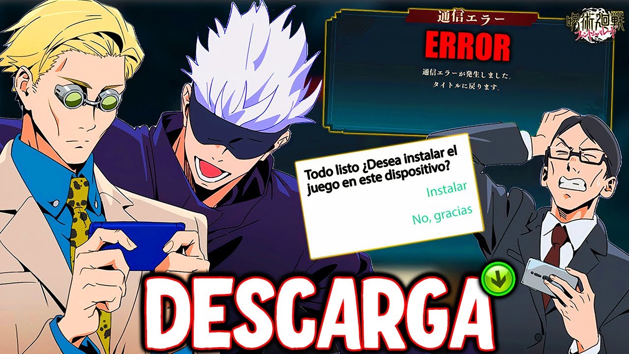 📥¡CÓMO DESCARGAR/INSTALAR/CONFIGURAR y SOLUCIONAR ESTE ERROR! REROLL | JUJUTSU KAISEN PHANTOM PARADE