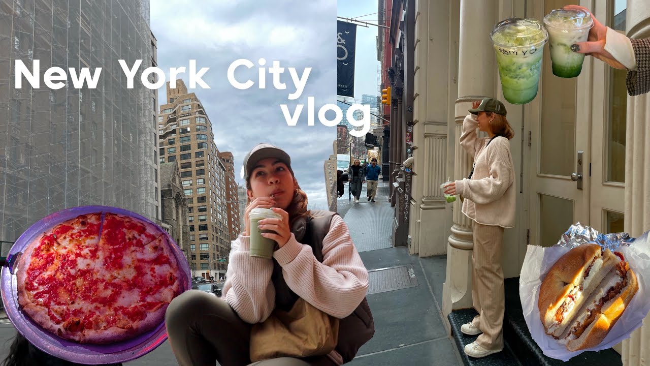 NYC vlog | best food/coffee spots, shopping haul and more!