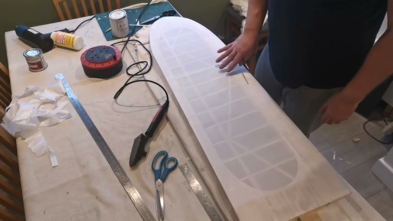 Covering the wings a cheap alternative to Oratex : Polyester