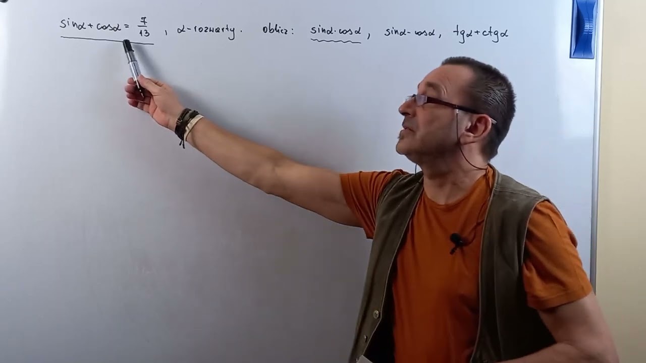 Podstawowe tożsamości trygonometryczne.