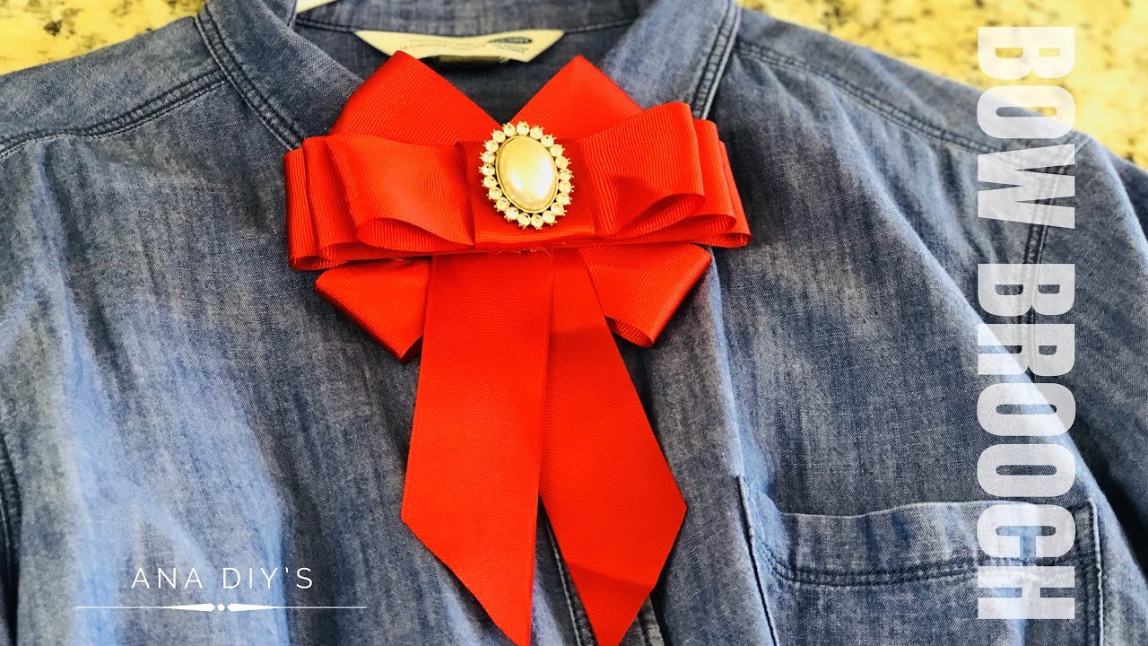 DIY// moño Victoriano/ Bow Brooch #2/ tendencia 2018