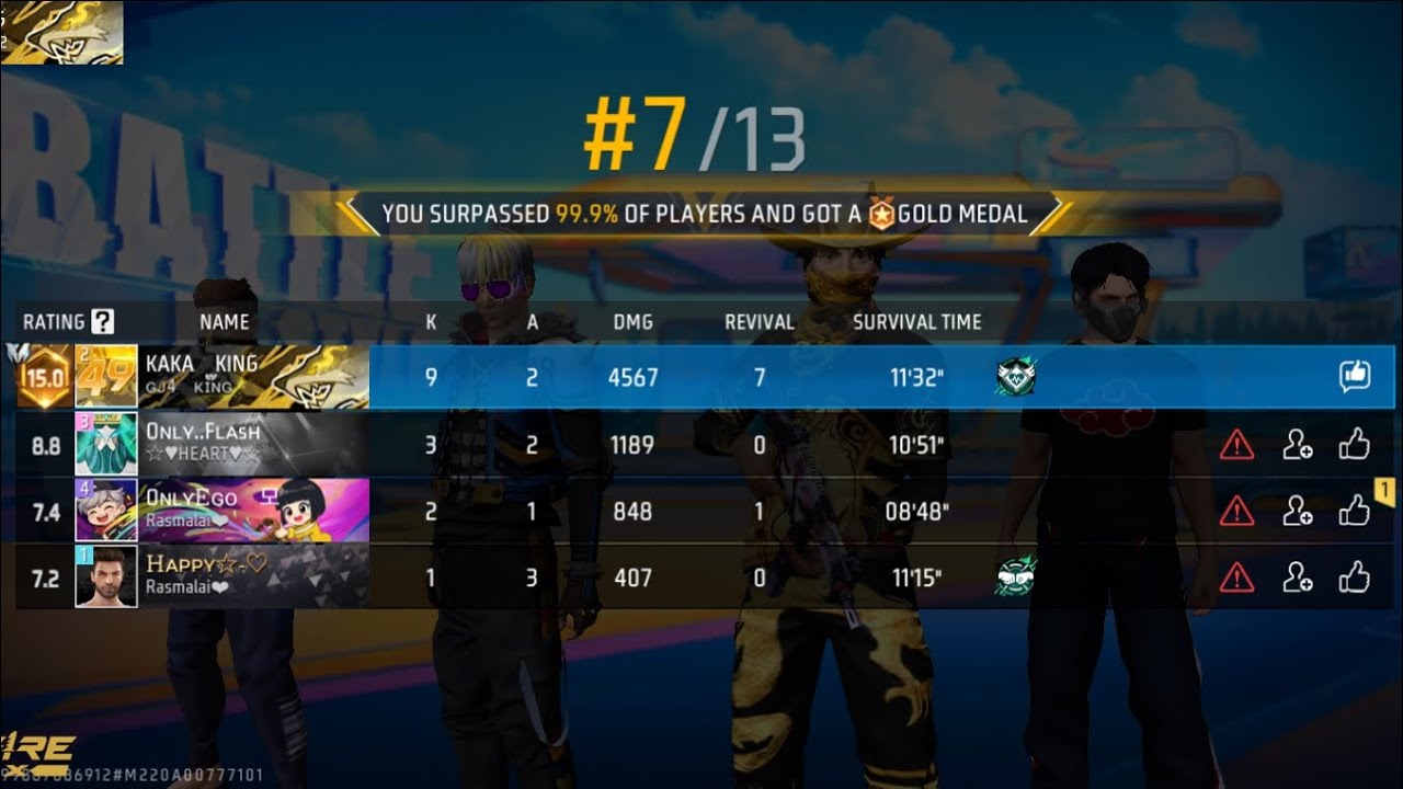 Free fire Grandmaster lobby gameplay Top 1 Grandmaster push in india 