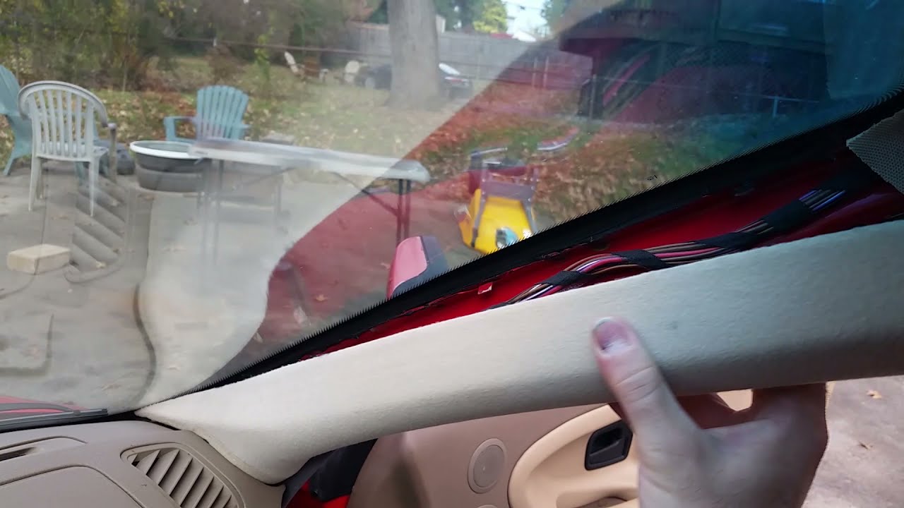 BMW e36 coupe A Pillar Repair with 3d Printed Tab