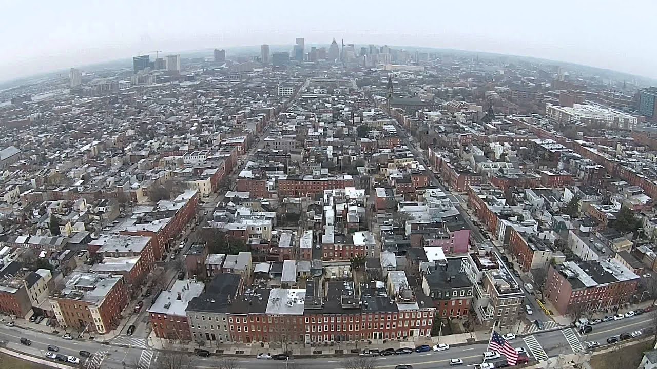 Patterson park baltimore maryland drone
