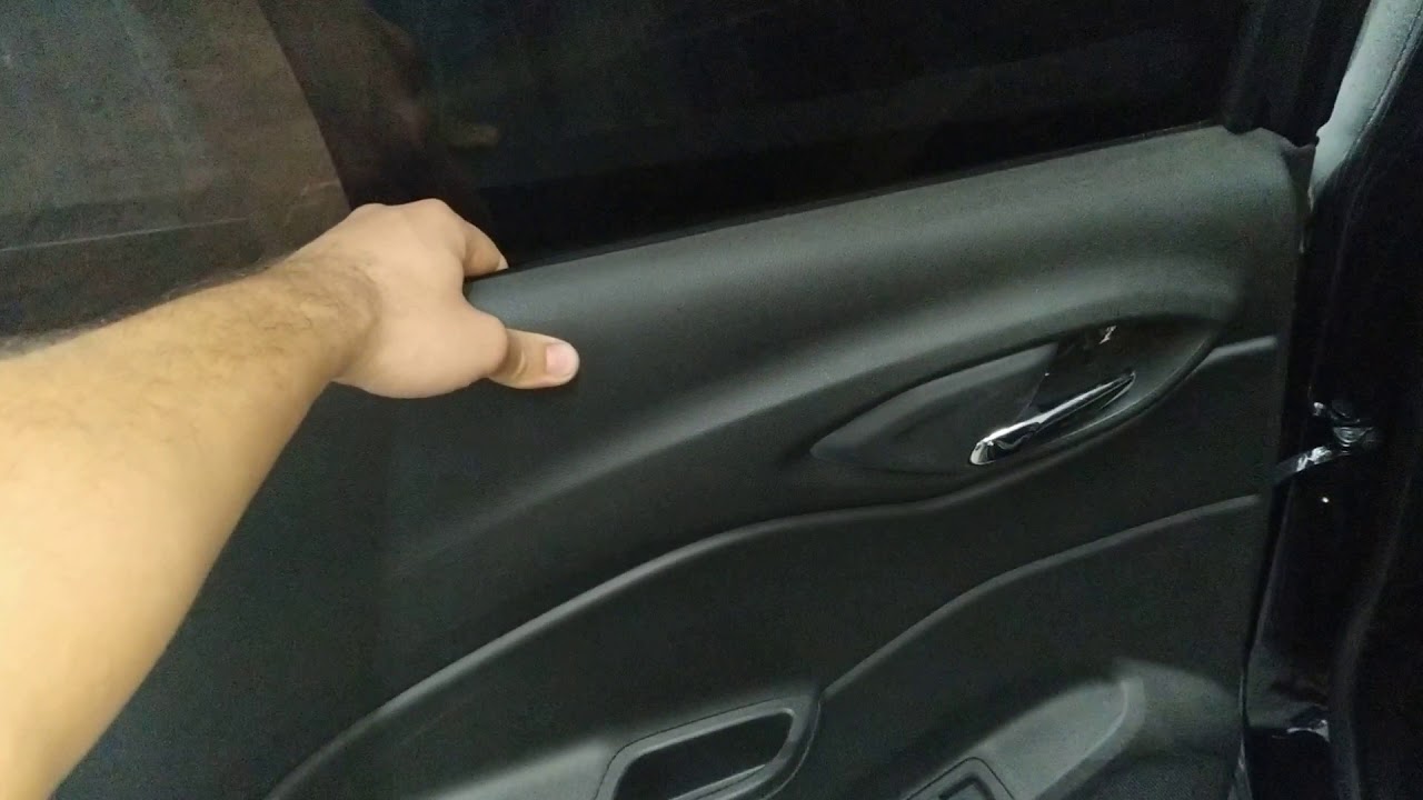 Como remover tirar trocar desmontar forro forração de porta traseira Onix e Prisma dicas 🏠🚙🔧