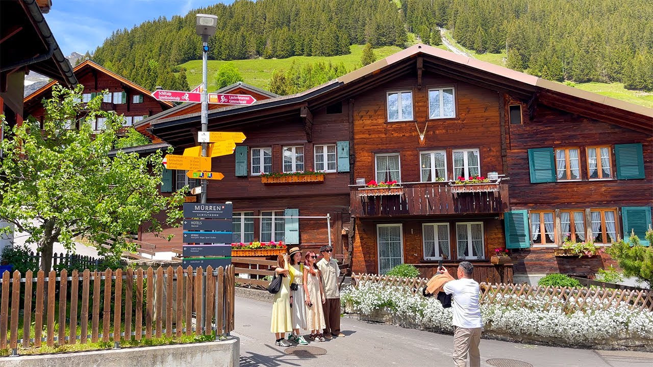 M&uuml;rren, Switzerland 4K &ndash; Europe&rsquo;s Most Stunning Alpine Village | Heaven on Earth