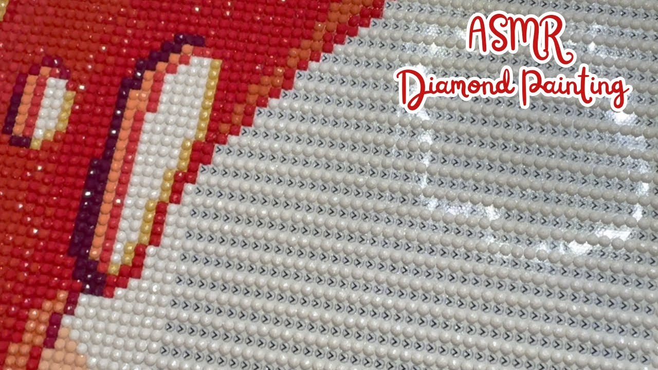 Diamond Painting ASMR special drills color blocking | Real time | No talk | relaxing and satisfying