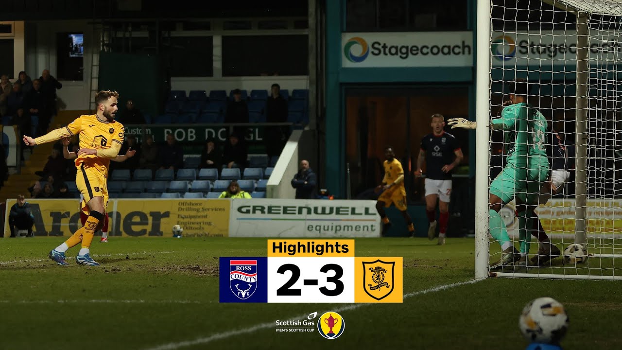 HIGHLIGHTS | Ross County 2-3 Livingston | Scottish Gas Scottish Cup