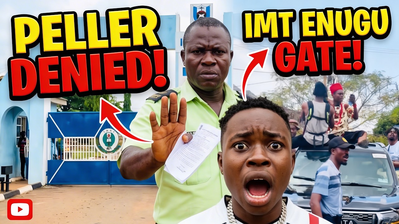 Пеллеру ЗАПРЕЩЕНО въезд через ворота IMT Enugu! 😱 Нет предупреждения = нет въезда (Вирусное видео)