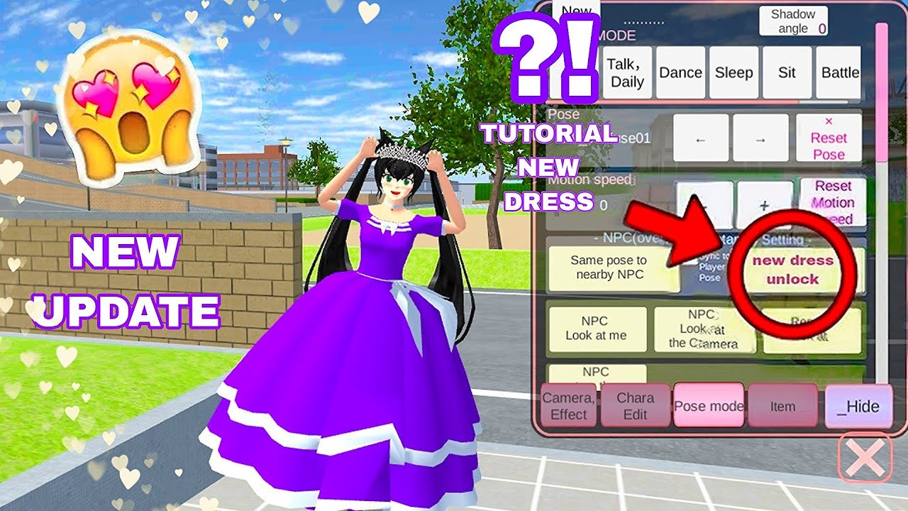 كيف سويت فستان جديد في ساكورا سكول | new update There is a new dress in Sakura school 💗🎀